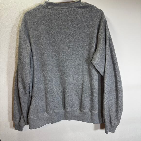 Disney Store Grumpy Sweatshirt Sz M Gray Crewneck Happy to Be Grumpy Snow White - Picture 3 of 6